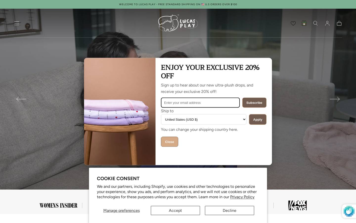 lucasplay-creations.com homepage screenshot
