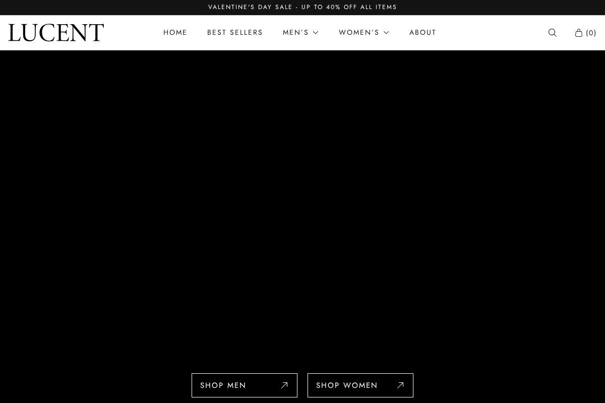 LUCENT homepage screenshot