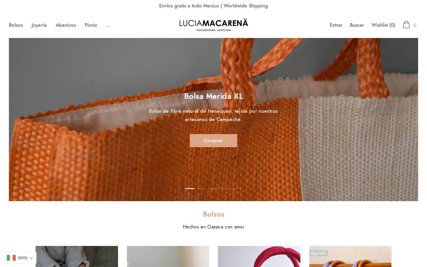 luciamacarena.com.mx homepage screenshot