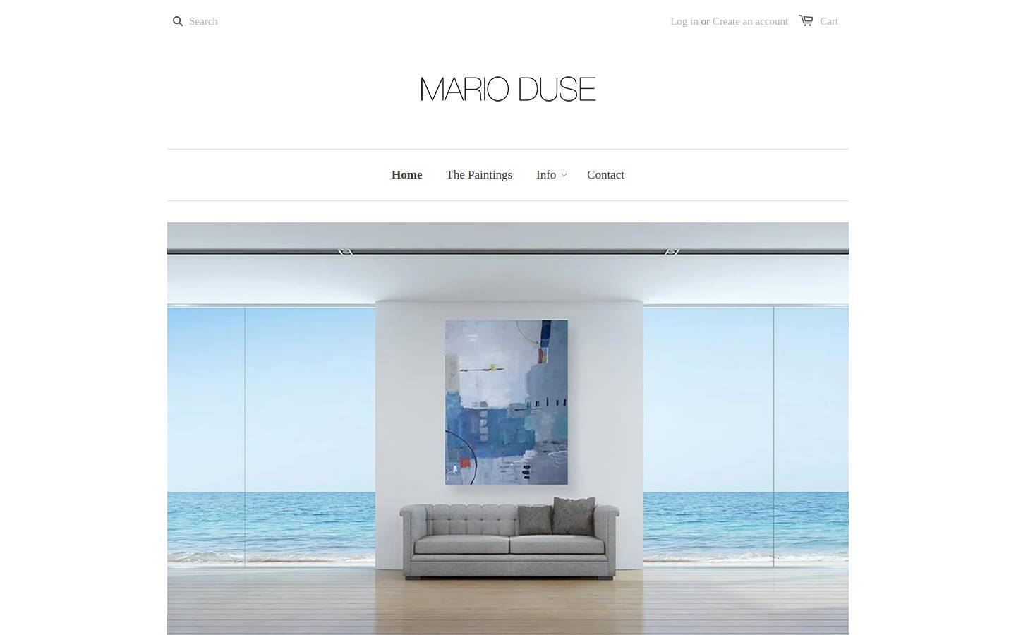 luciano.photography homepage screenshot