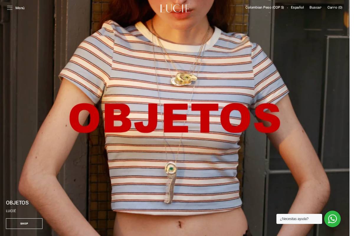 luciejewelry.co homepage screenshot