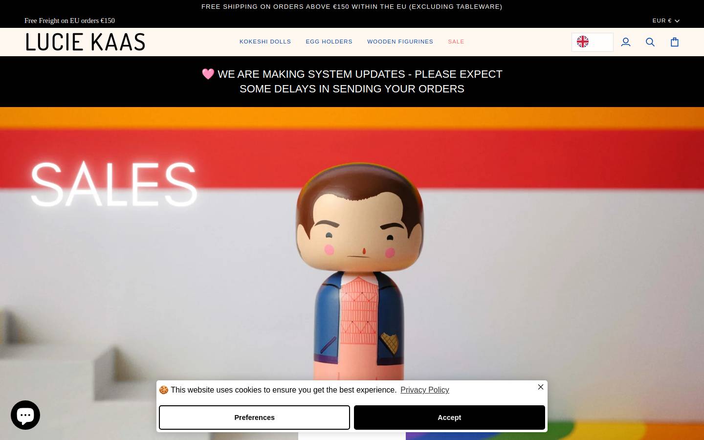 Lucie Kaas homepage screenshot