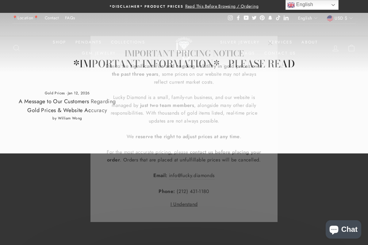 Lucky homepage screenshot