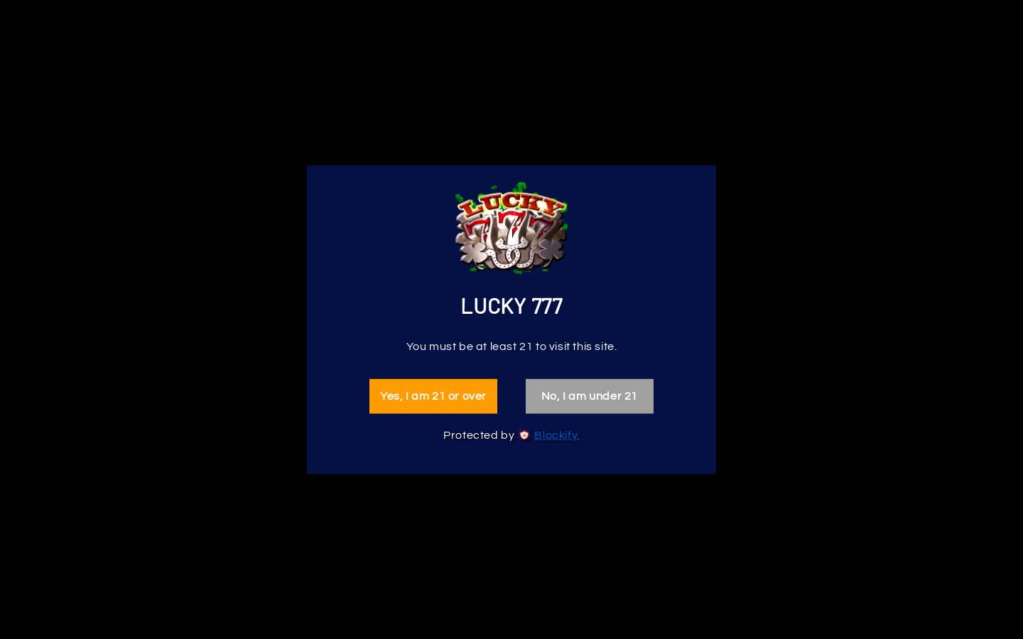 lucky777sweepstakes1.com homepage screenshot