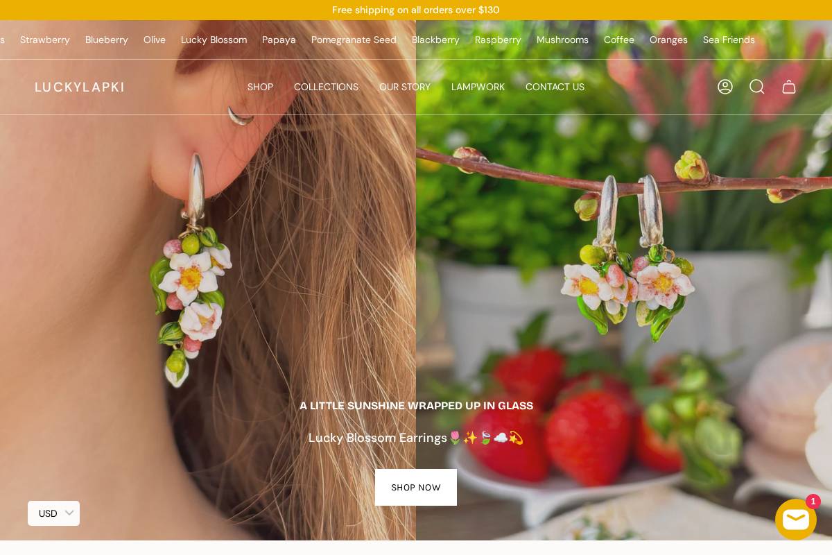luckylapki.com homepage screenshot