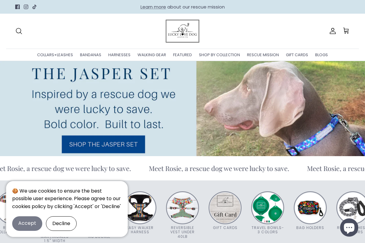 luckylovedog.org homepage screenshot