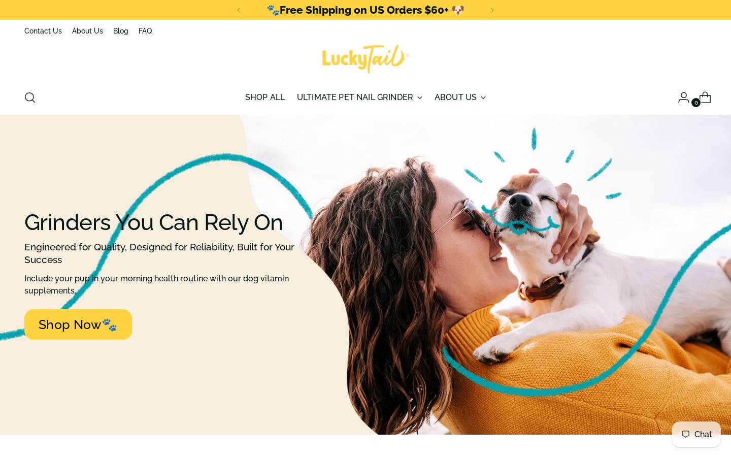 luckytail.com homepage screenshot