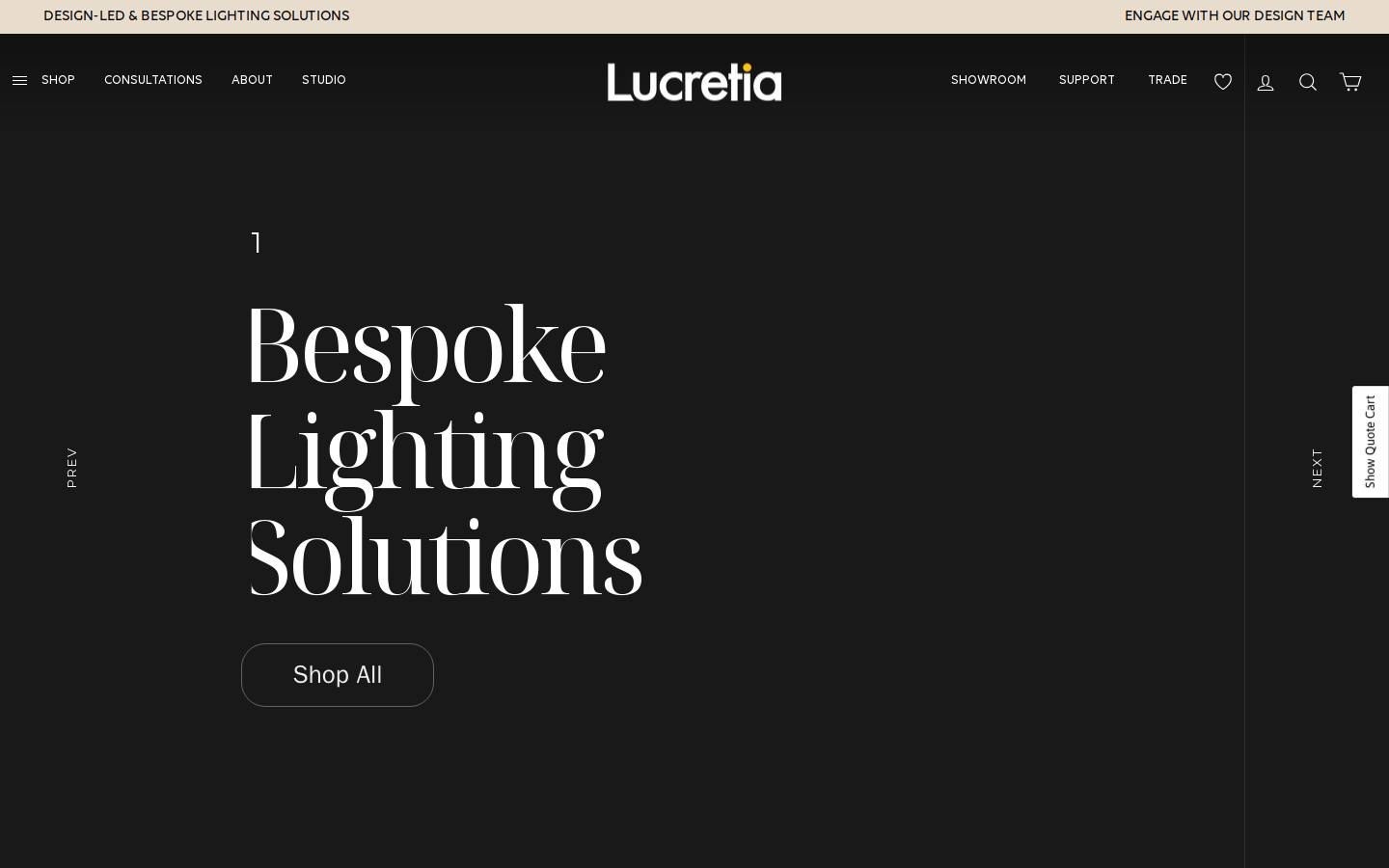lucretiashop.com.au homepage screenshot