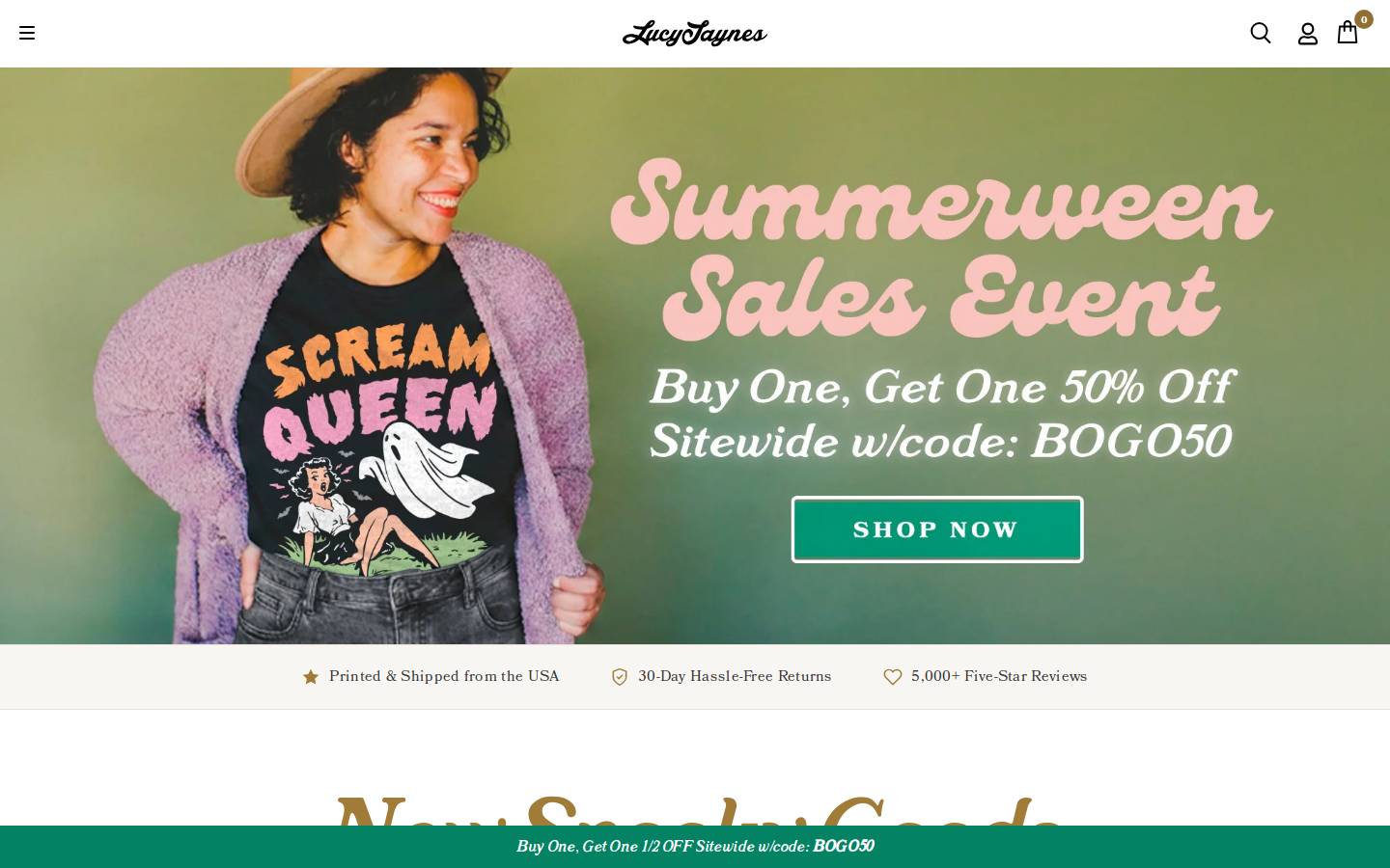 Lucyjaynes homepage screenshot