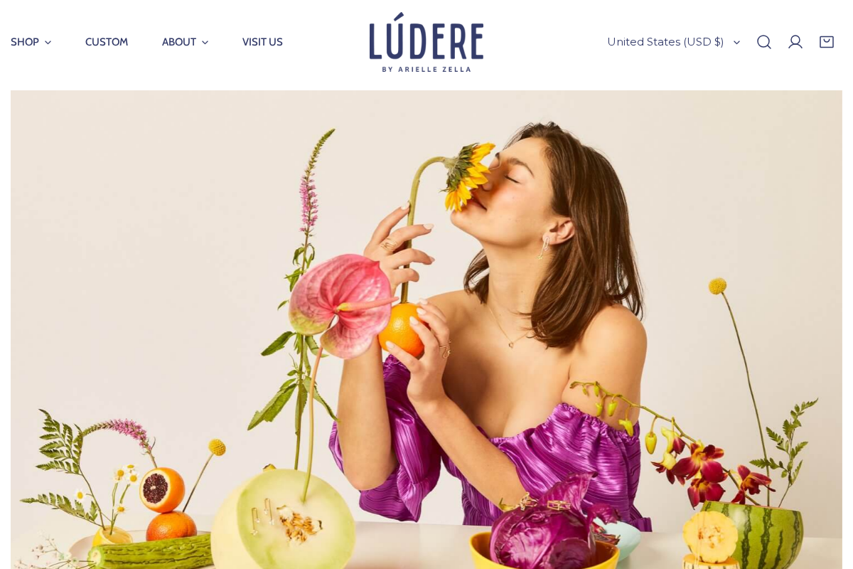 Luderejewelry homepage screenshot