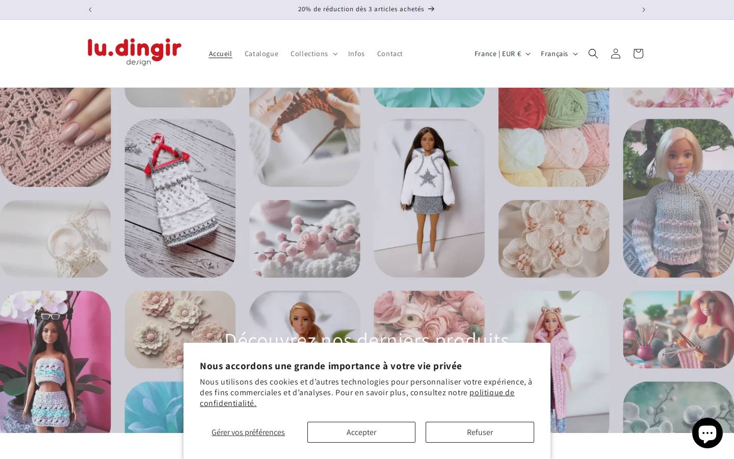 ludingir.com homepage screenshot