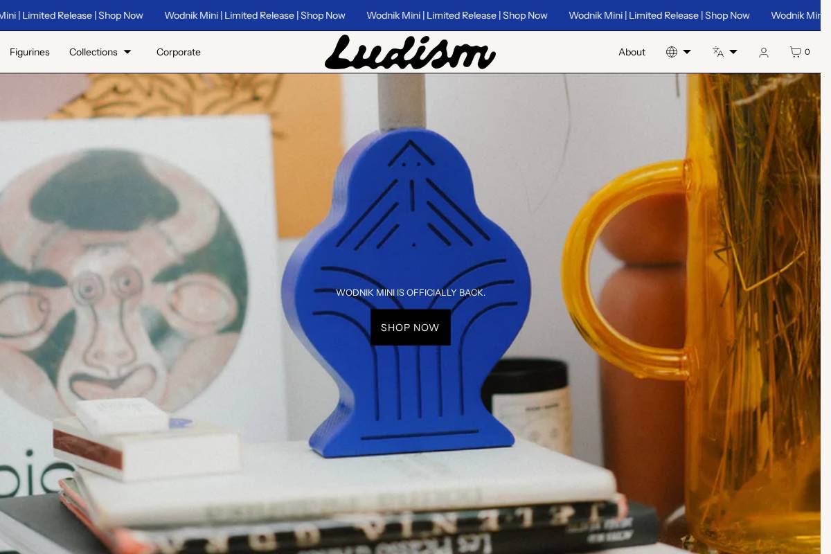 ludism.world homepage screenshot