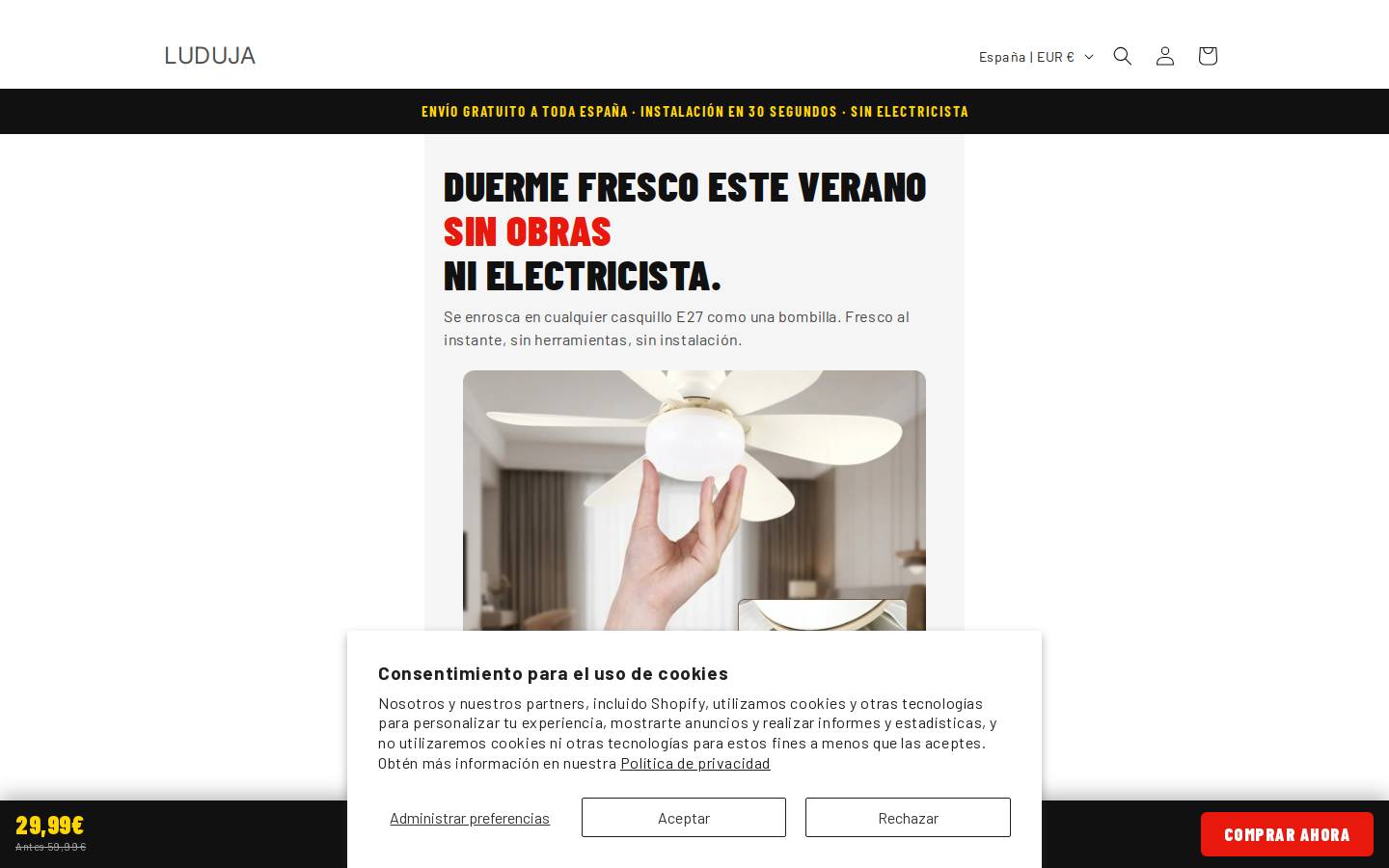 luduja.com homepage screenshot