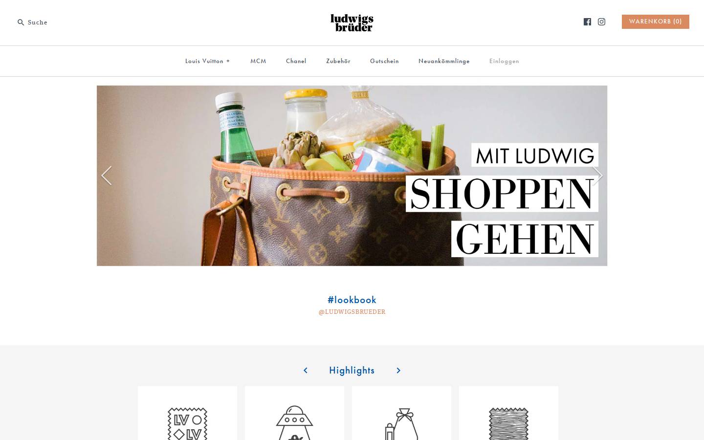 ludwigsbrueder.de homepage screenshot