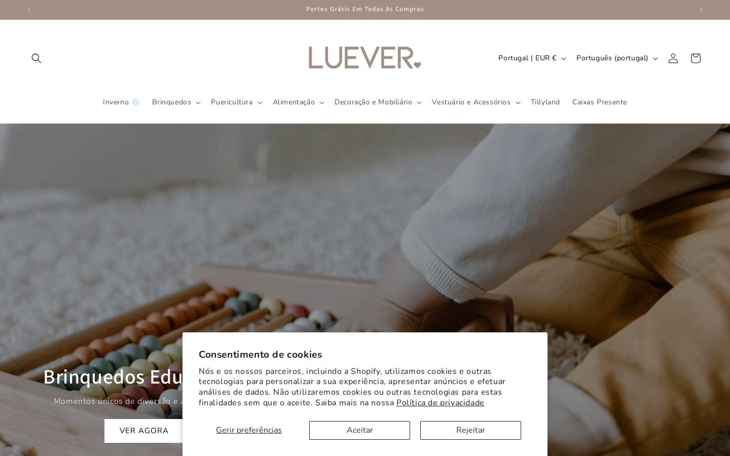 luever.com homepage screenshot