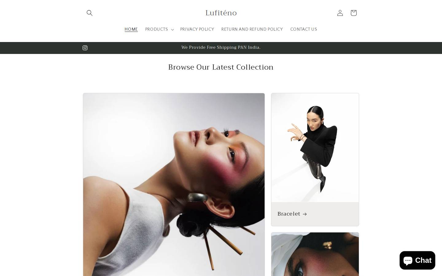 lufiteno.com homepage screenshot