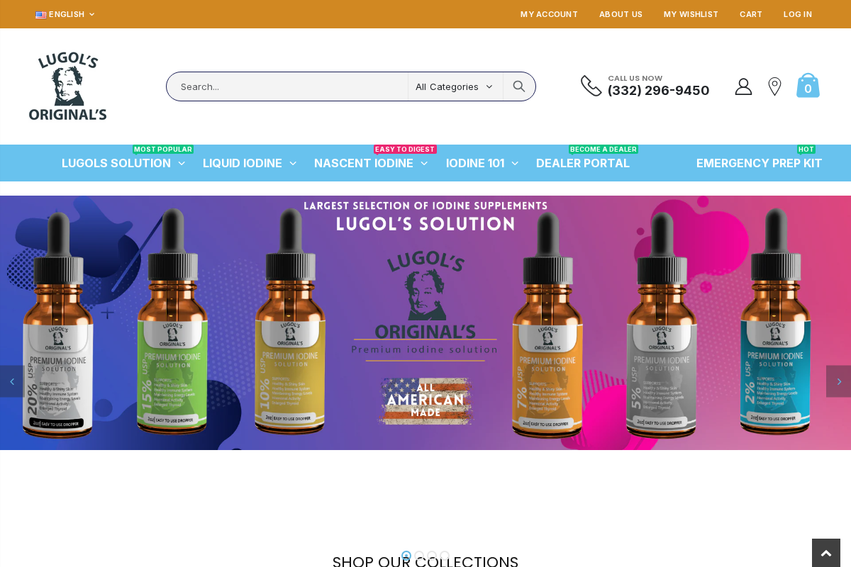 lugolsnaturals.com homepage screenshot