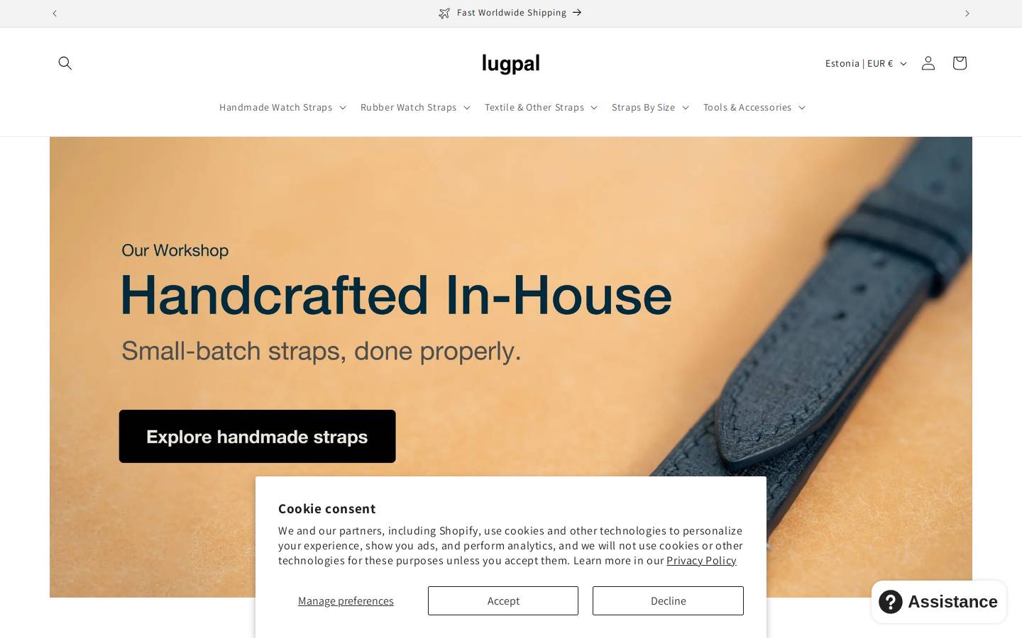 Lugpal homepage screenshot