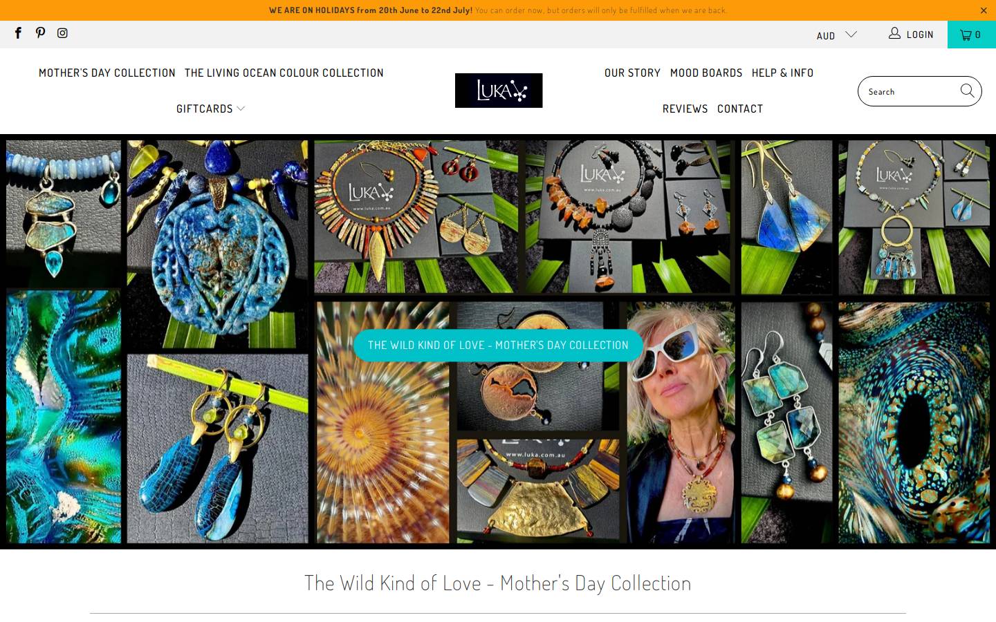 luka.com.au homepage screenshot