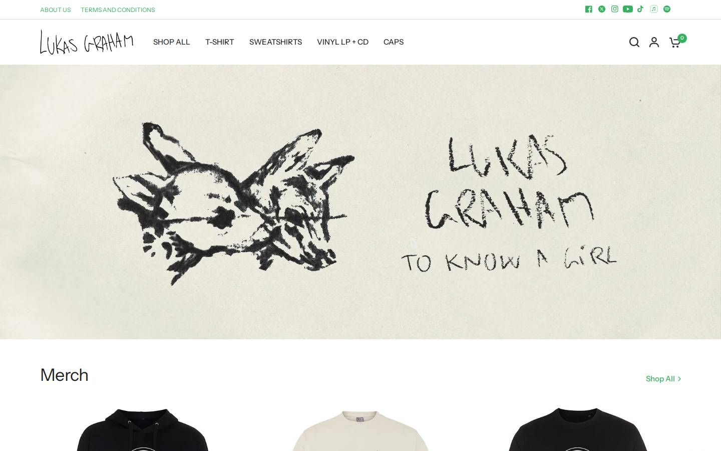 lukasgrahamshop.com homepage screenshot