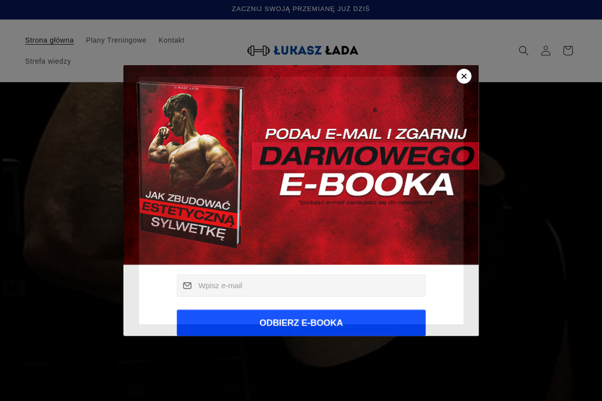 Łukasz Łada homepage screenshot