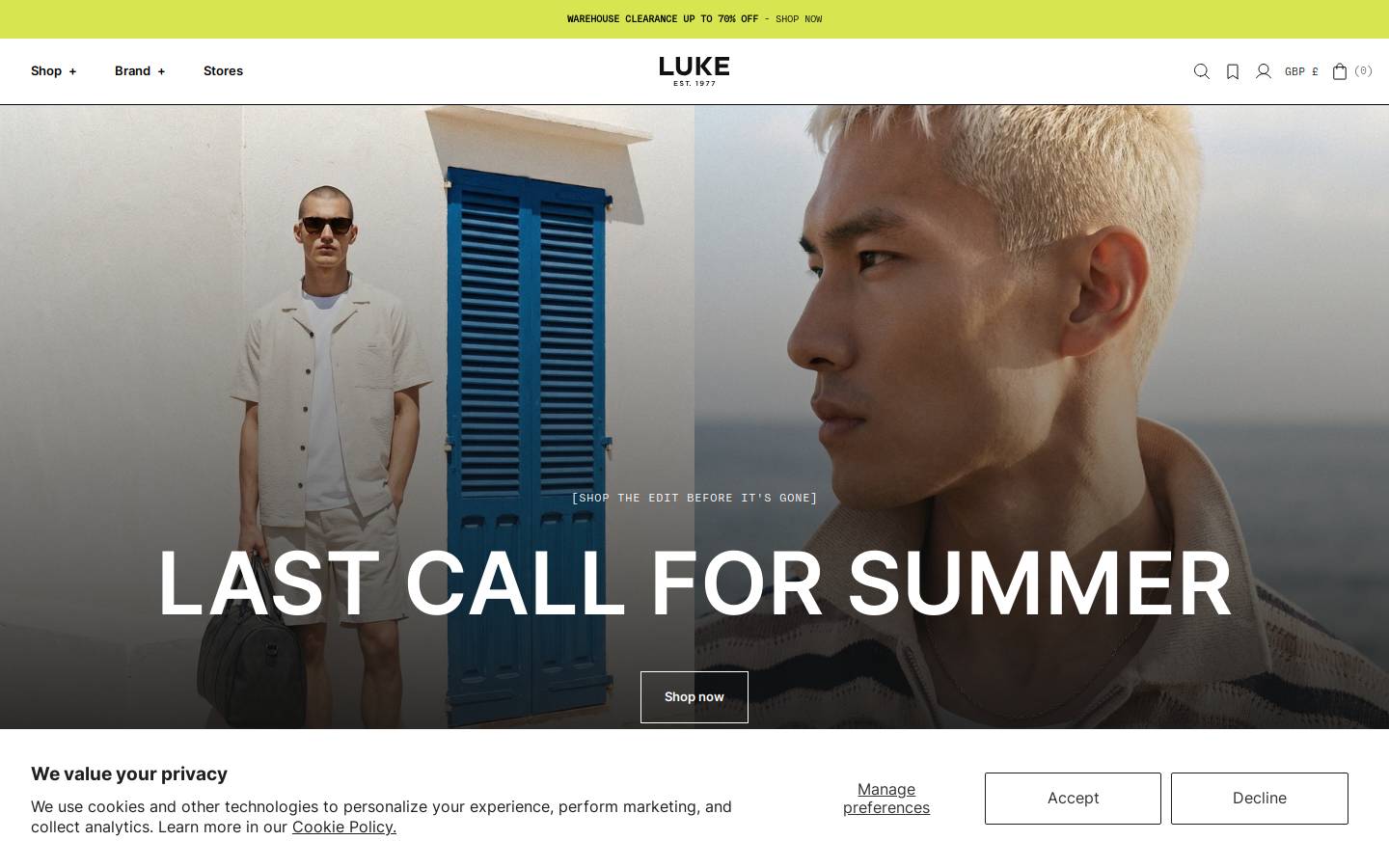 LUKE 1977 homepage screenshot
