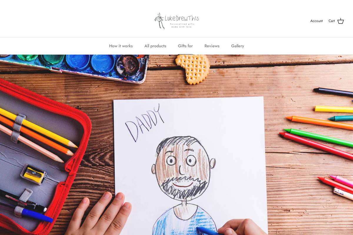 Lukedrewthis homepage screenshot
