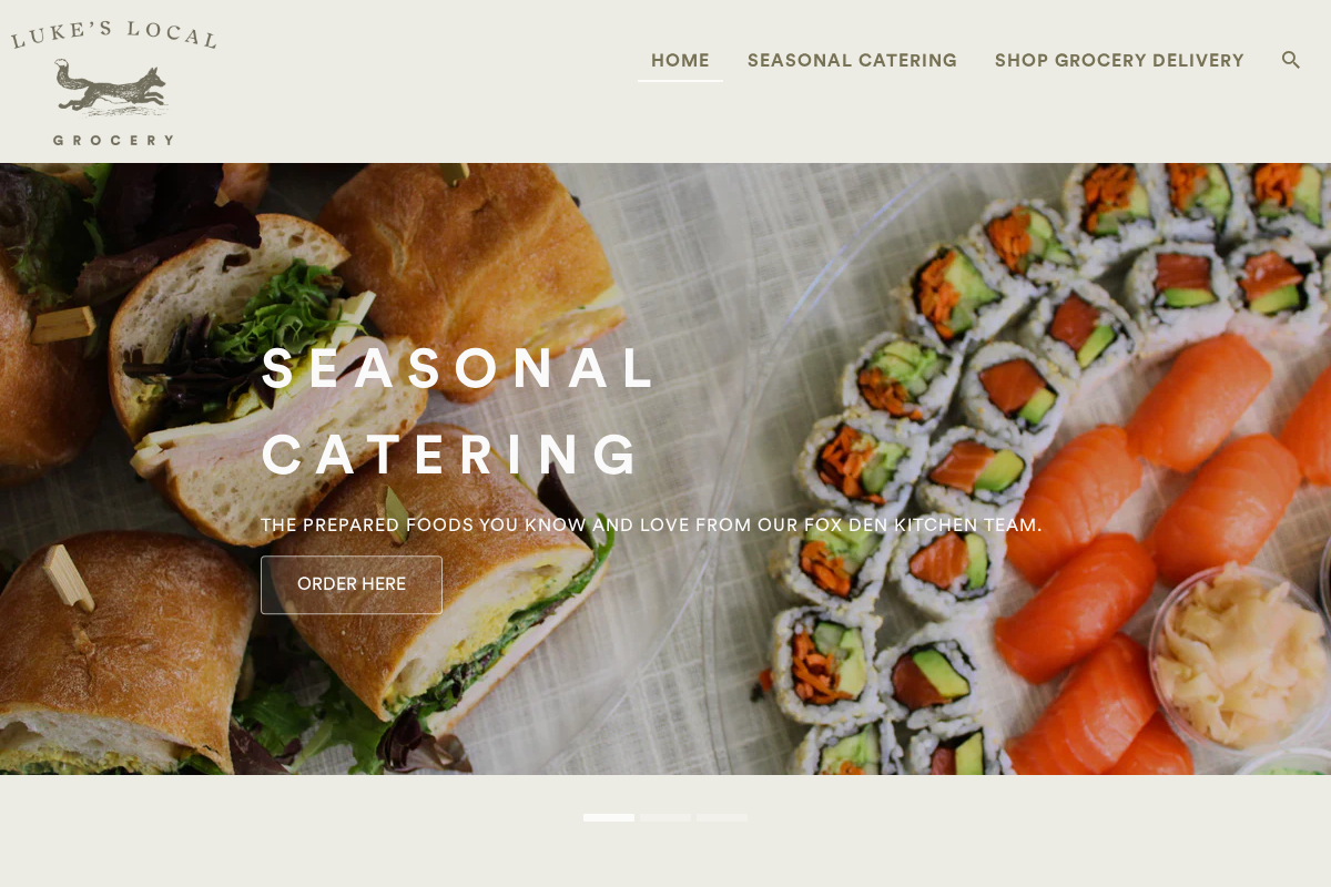 lukeslocal.com homepage screenshot