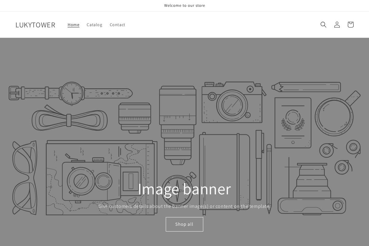 lukytower.com homepage screenshot