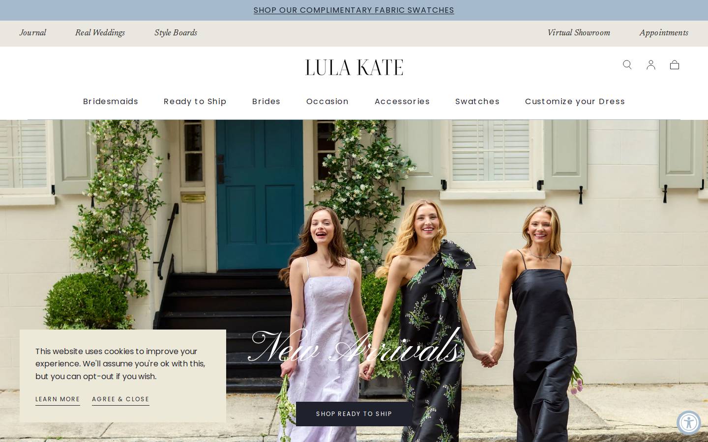 lulakate.com homepage screenshot