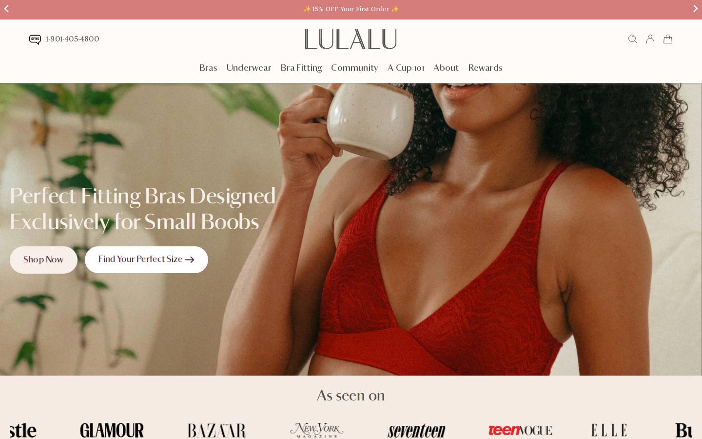 Lula Lu homepage screenshot