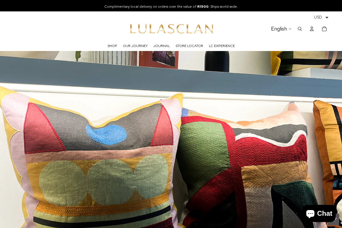 Lulasclan homepage screenshot