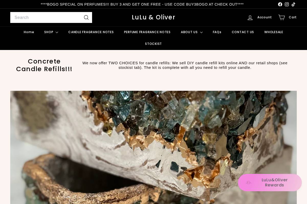 luluandoliver.com homepage screenshot