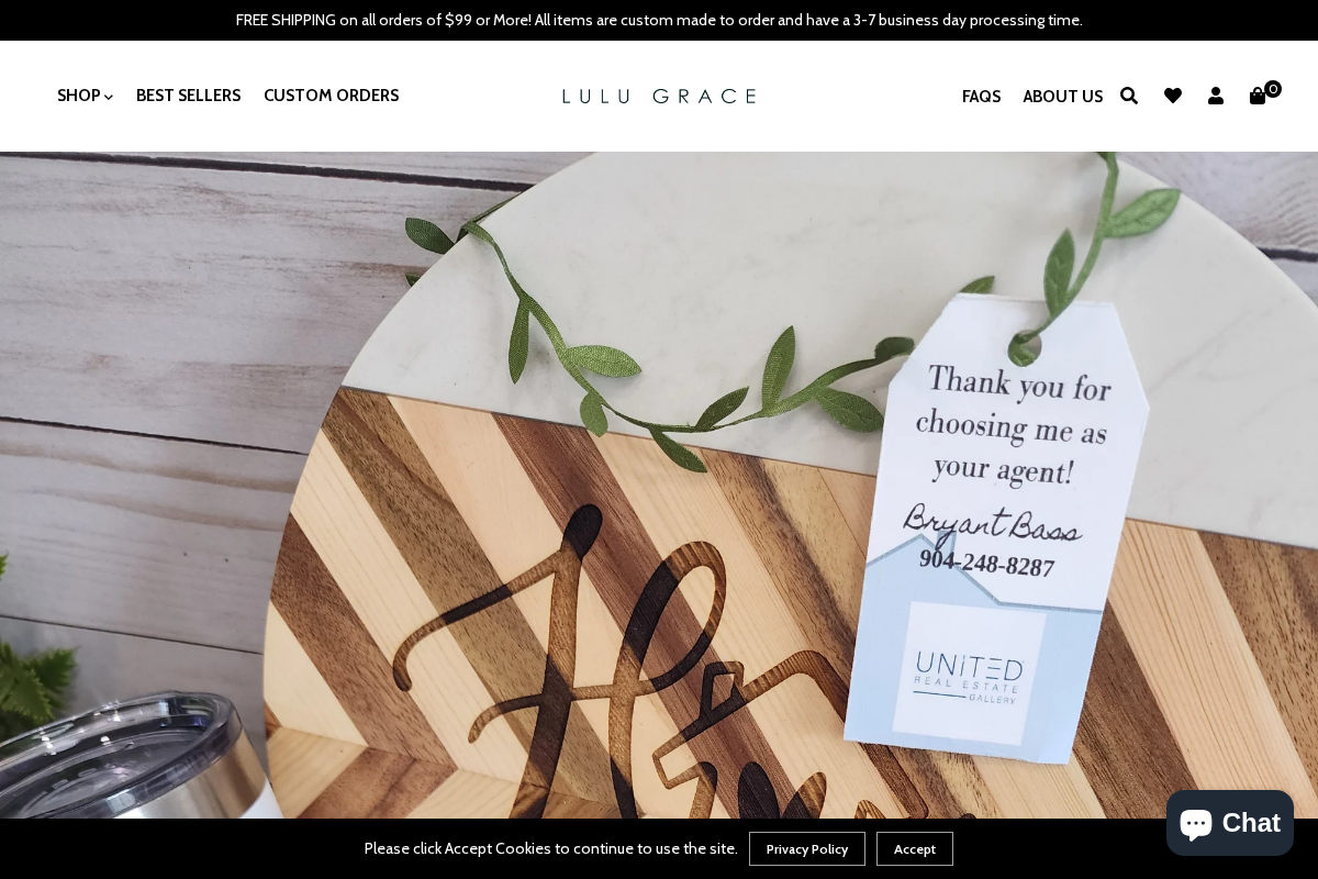 LuLu Grace homepage screenshot