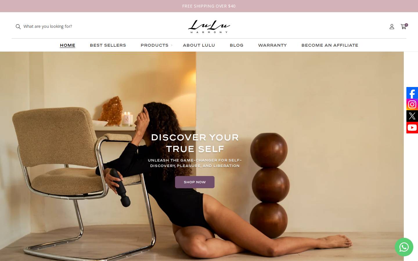 lulusextoys.com homepage screenshot
