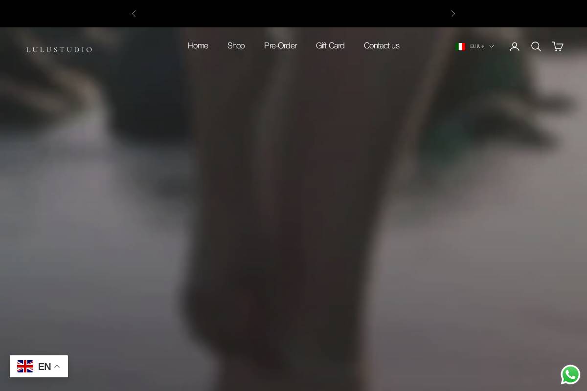 Lulustudio homepage screenshot
