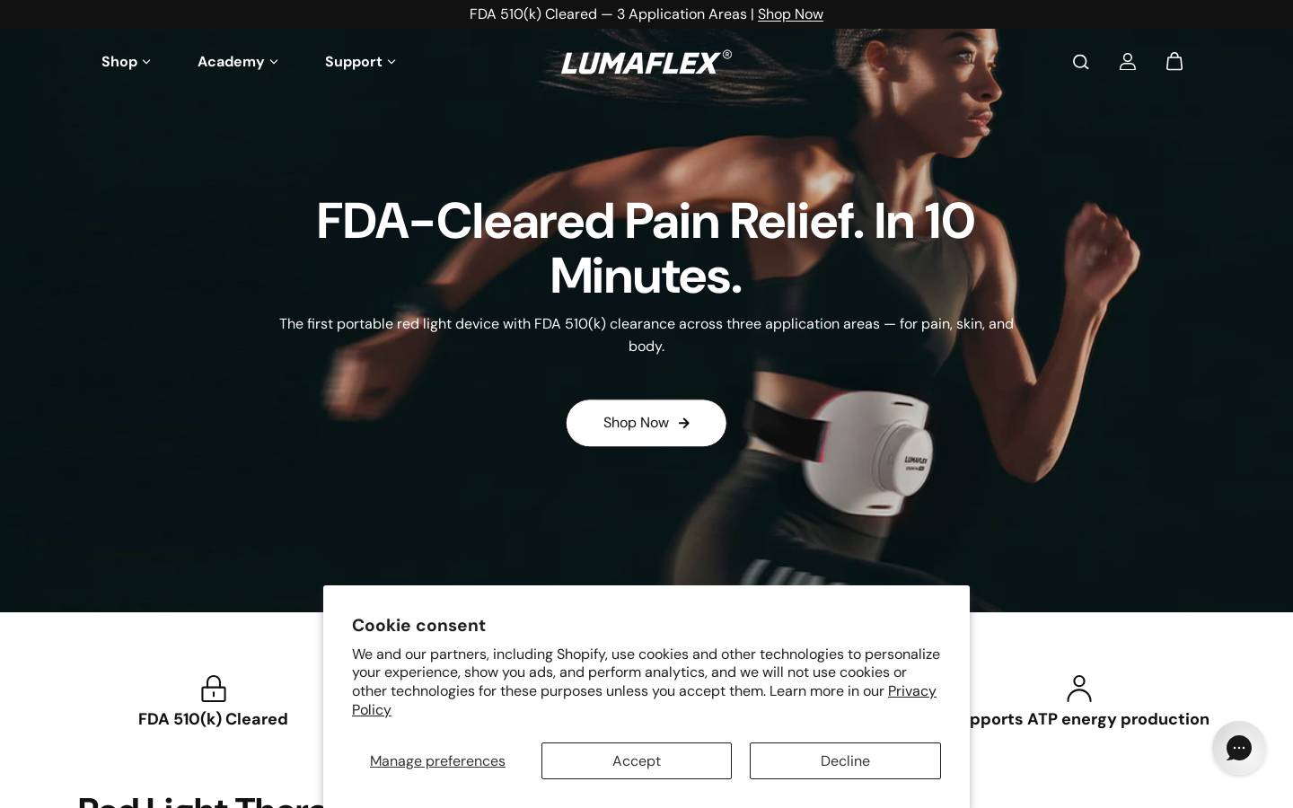 Lumaflex LLC homepage screenshot