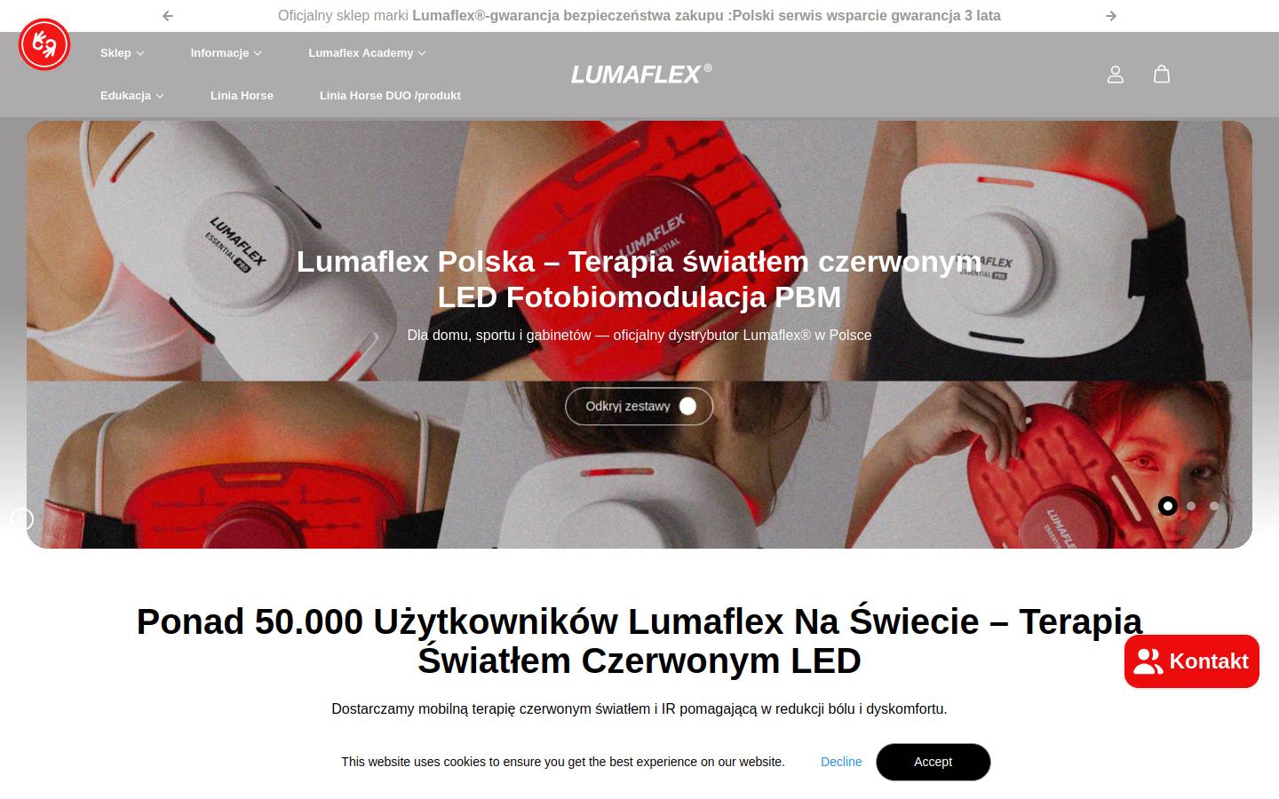lumaflexpolska.net homepage screenshot
