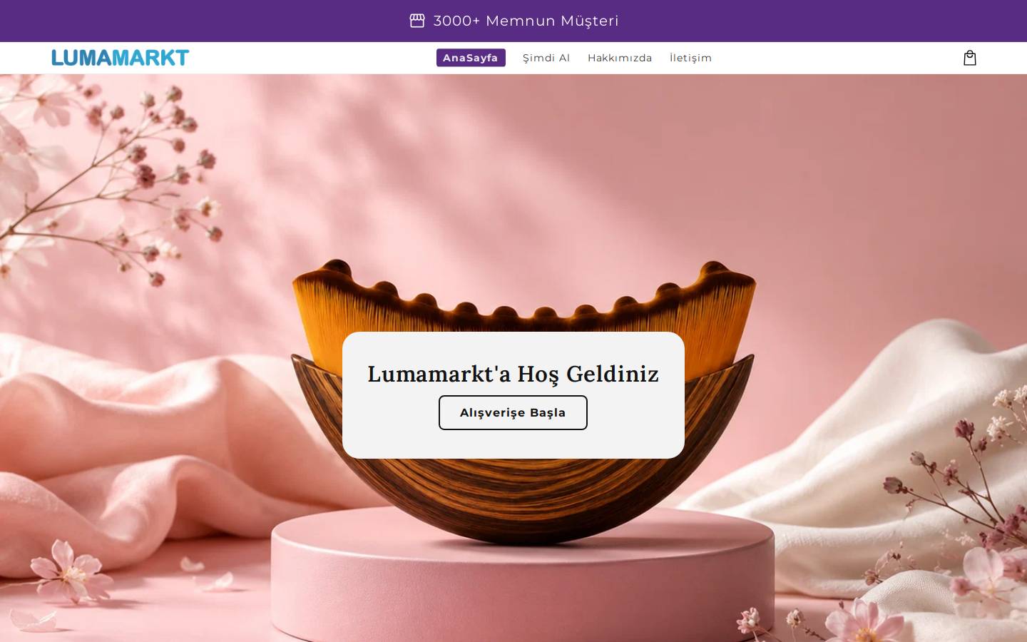 lumamarkt.com homepage screenshot