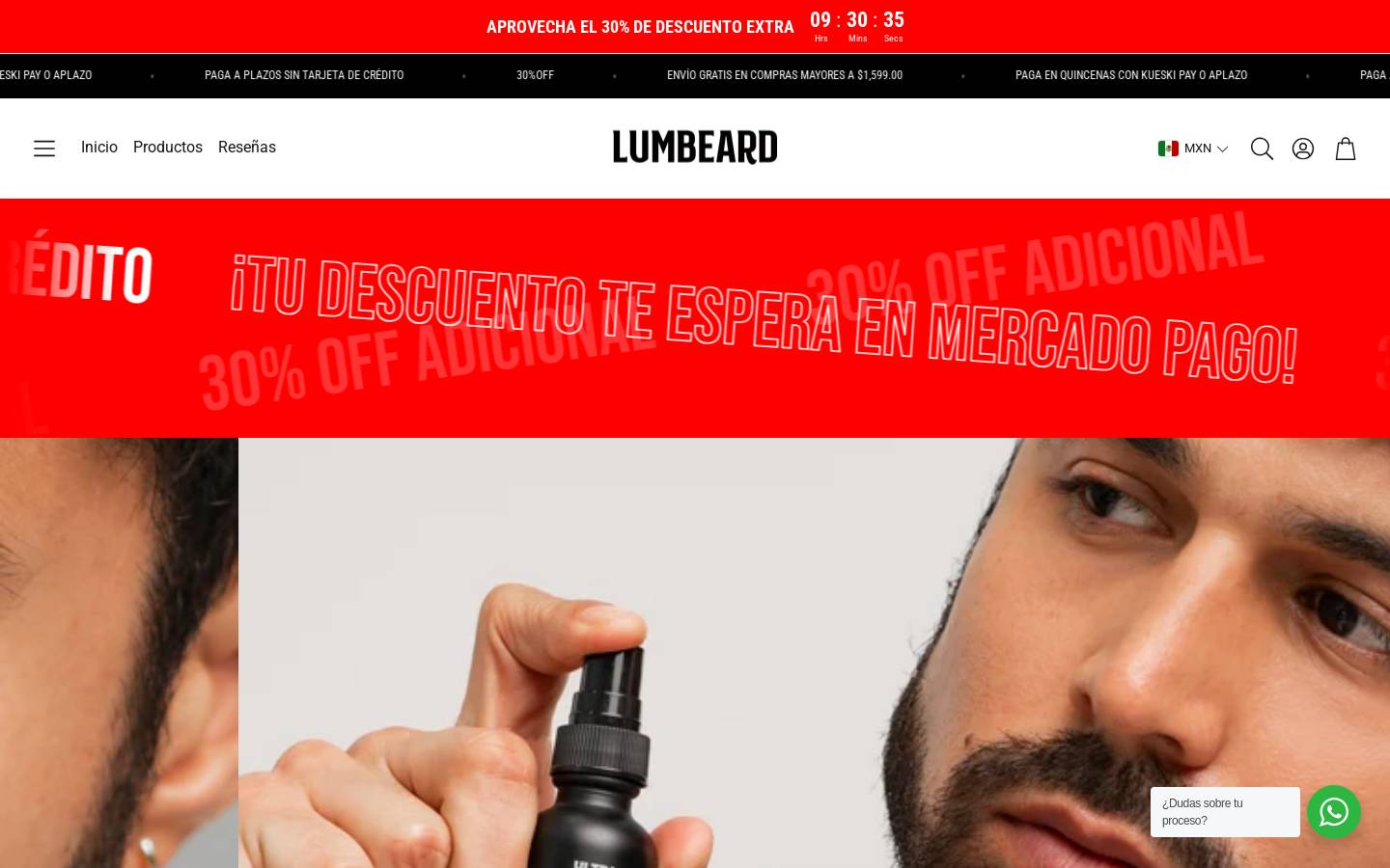 lumbeard.com homepage screenshot