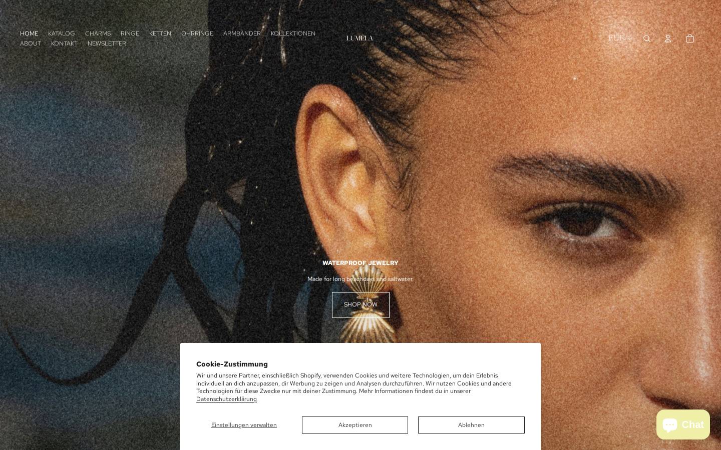 lumela.de homepage screenshot