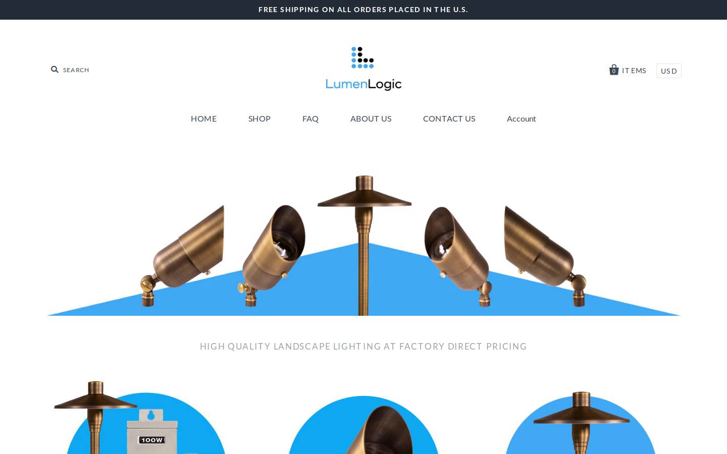 lumen-logic.com homepage screenshot