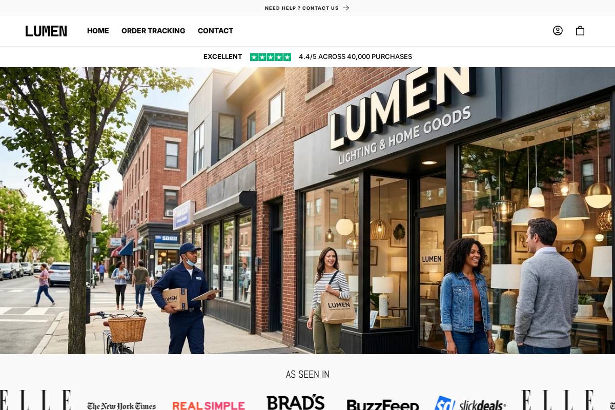 lumenpick.com homepage screenshot