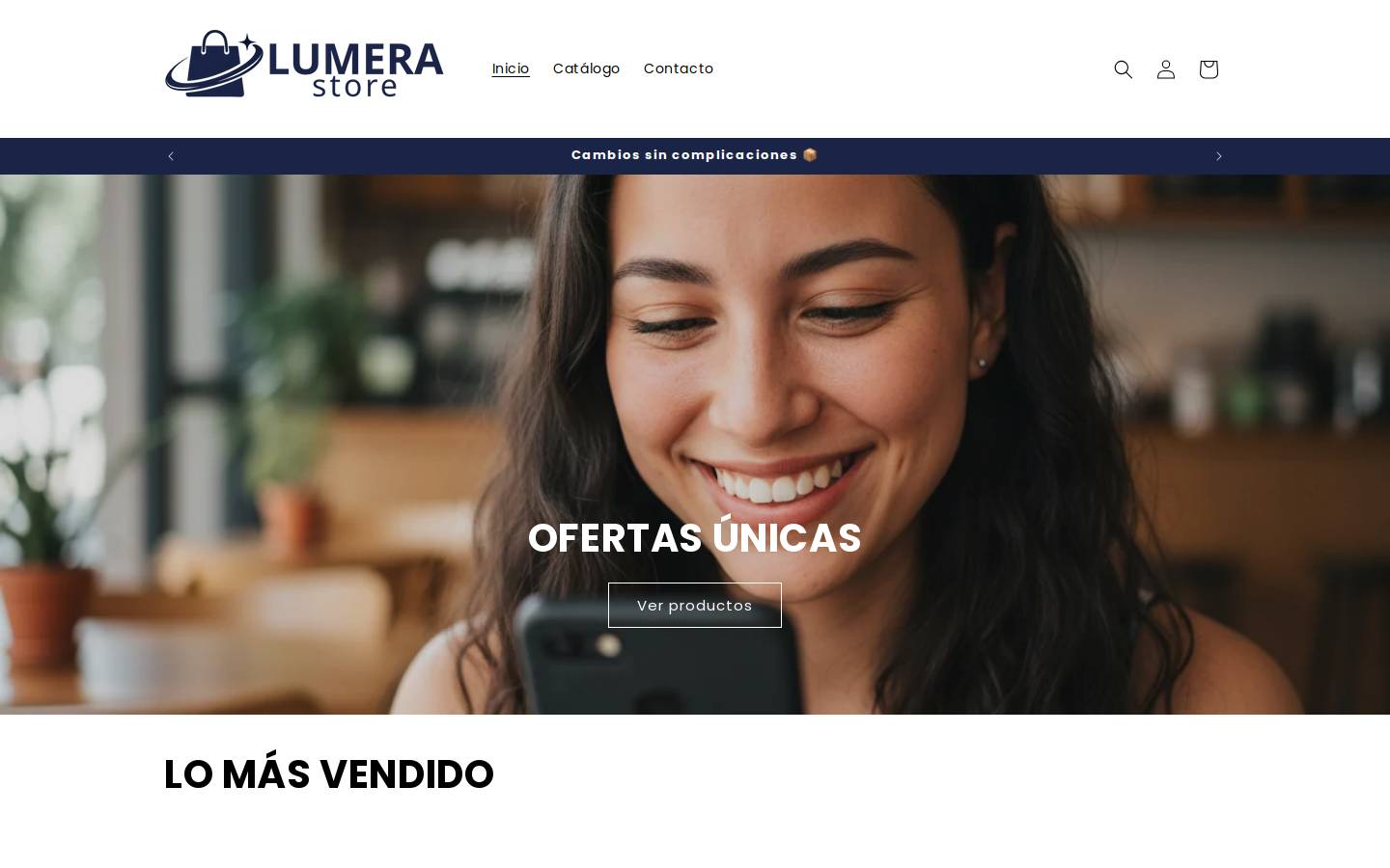 lumerastore.com.mx homepage screenshot