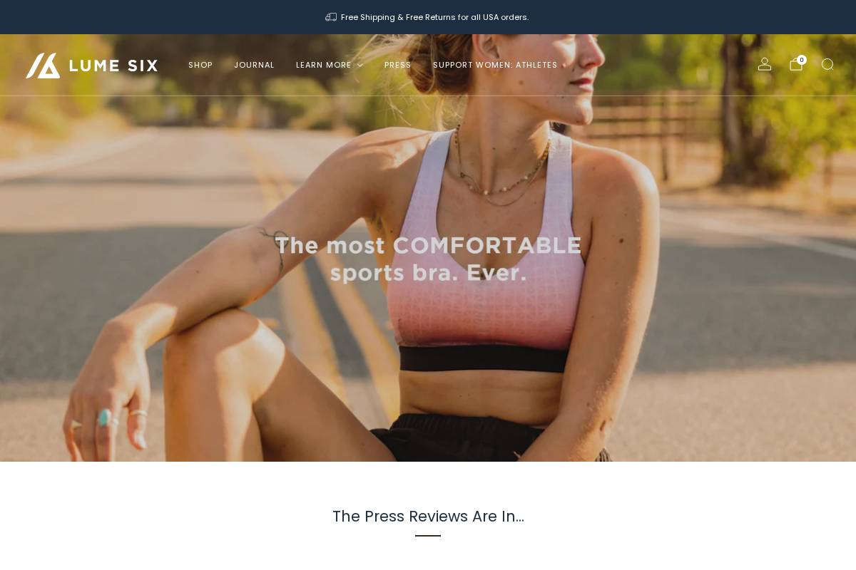 lumesix.com homepage screenshot