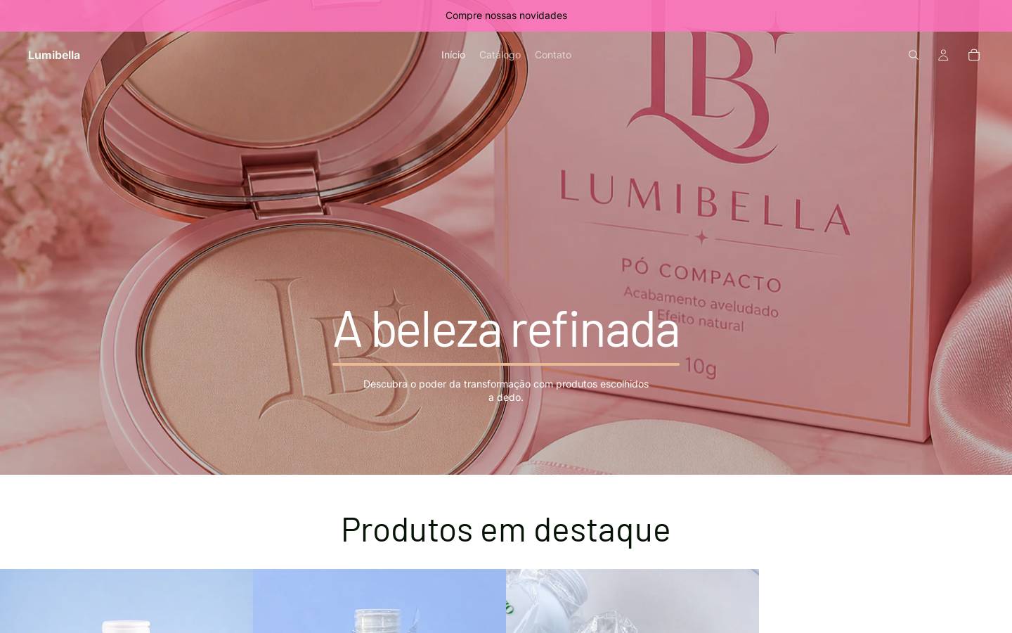 lumibella.online homepage screenshot