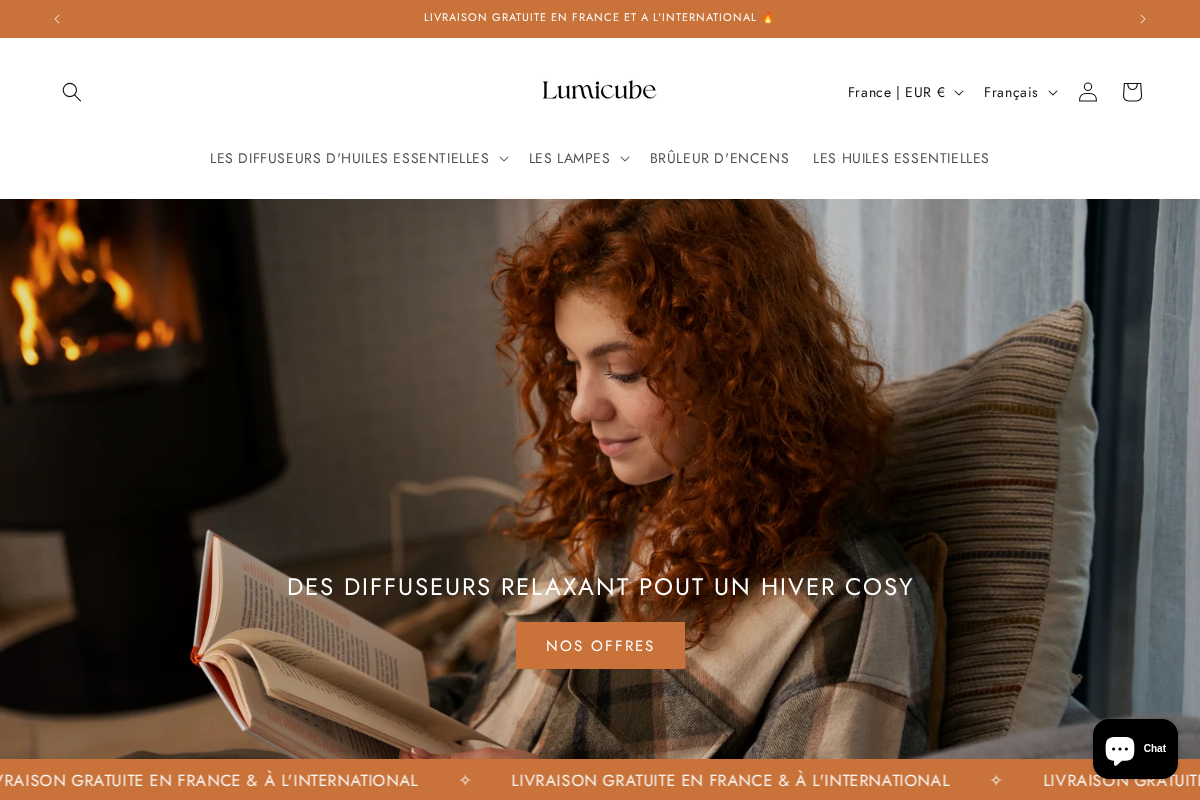 LumiCube homepage screenshot