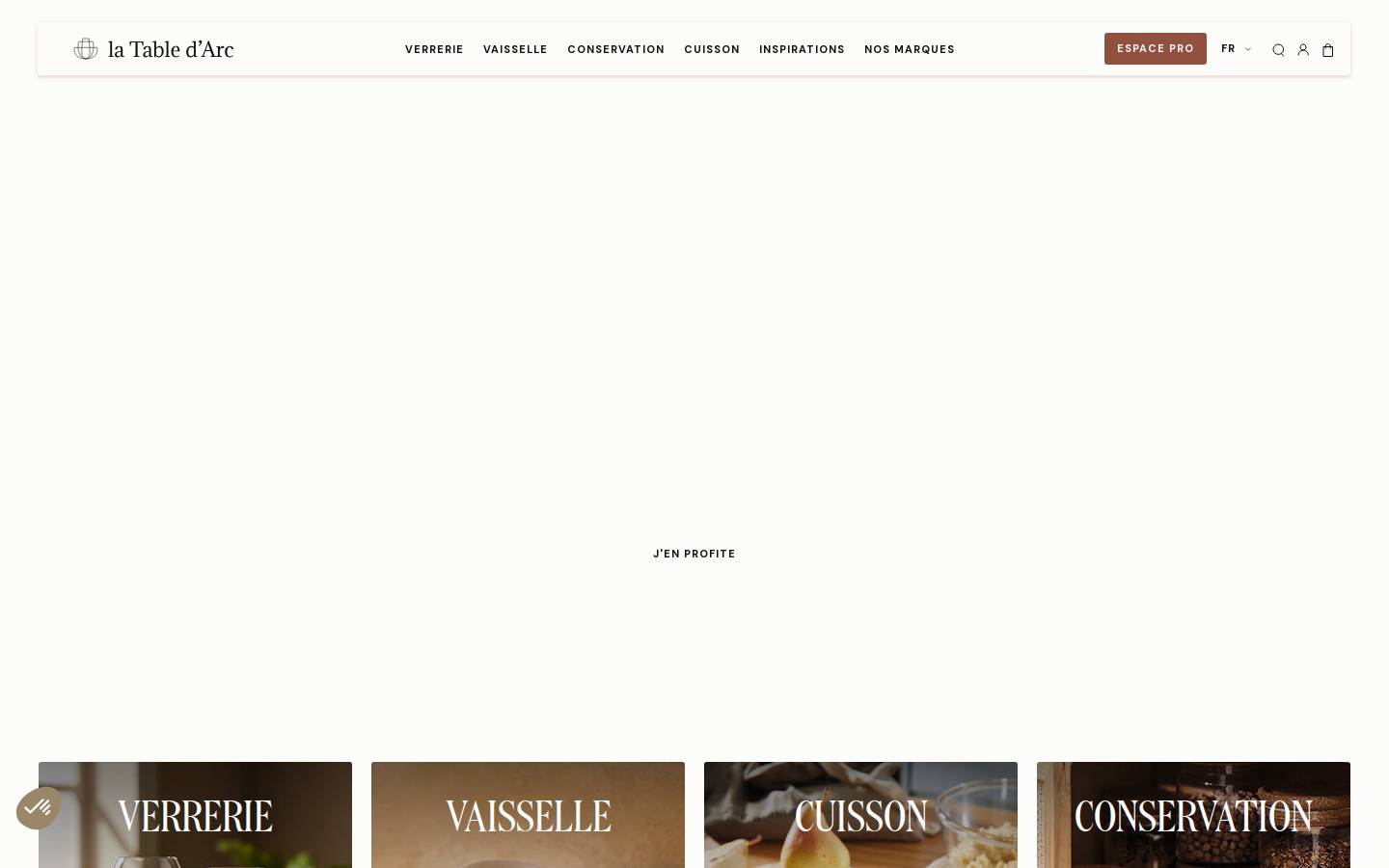 Luminarc homepage screenshot