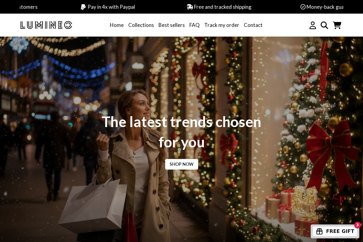 Lumineofr homepage screenshot