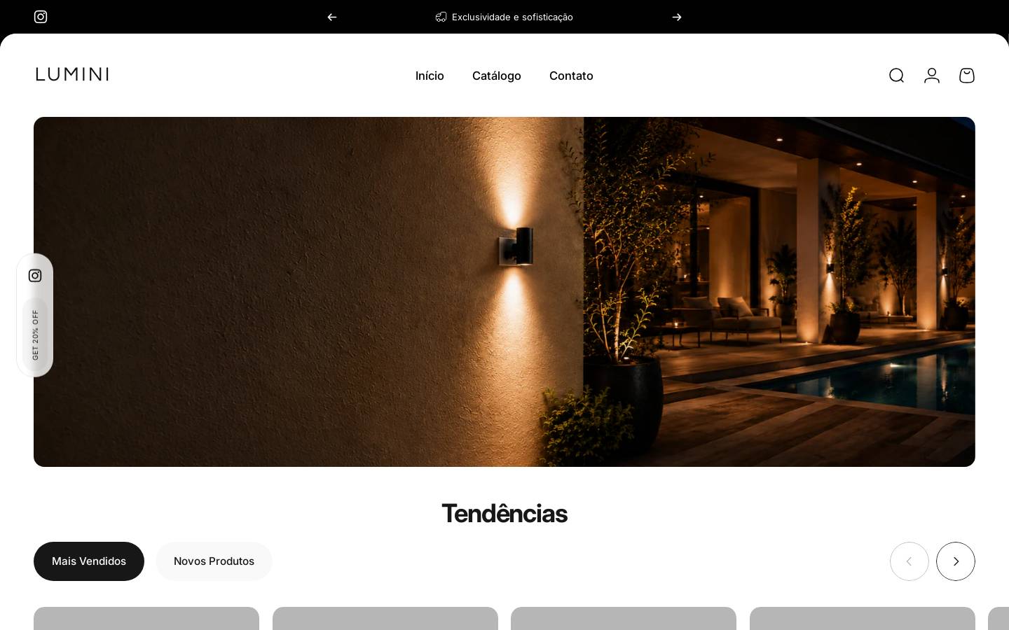 luminibrasil.com homepage screenshot